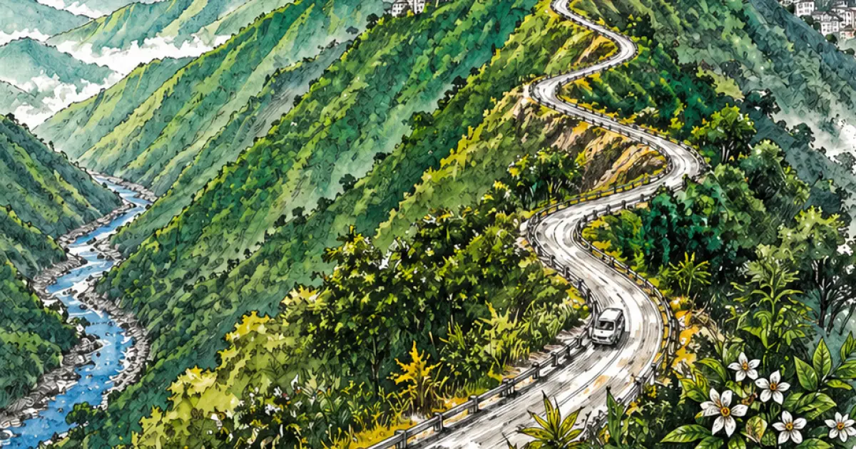 On the Hillridge Highways of Mizoram