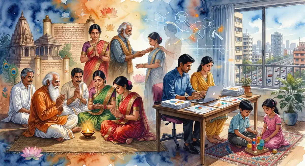 Interchanging Dynamics of Hindu Family